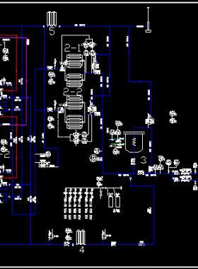 液化天然氣氣化站帶檢測點的工藝流程圖