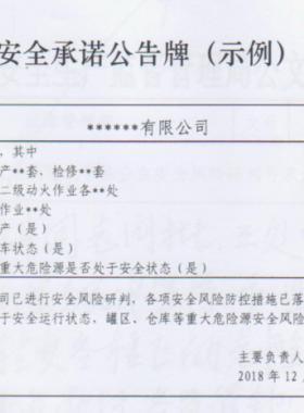 應急管理部關于全面實施危險化學品企業安全風險研判與承諾公告制度的通知應急〔2018〕74號