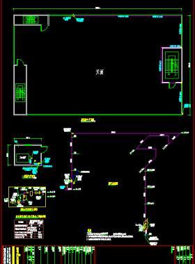 某有限公司3噸燃氣鍋爐供氣施工圖（說明、材料表、平面、系統圖）CAD文件